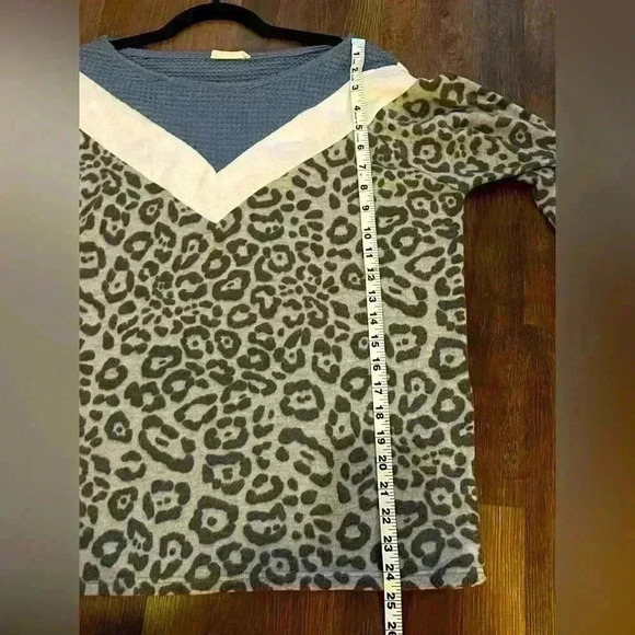 REB. In J 220 Waffle Knit Sweater Shirt women’s size Large - Picture 7 of 11